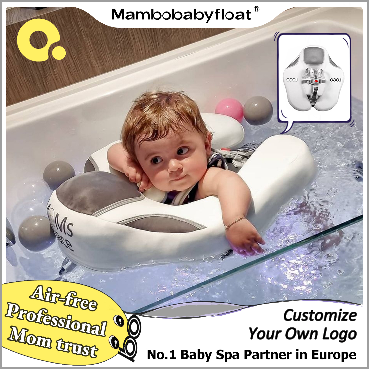 Baby Products 1 Year - Mambobaby Air-Free Baby Spa Customized Logo