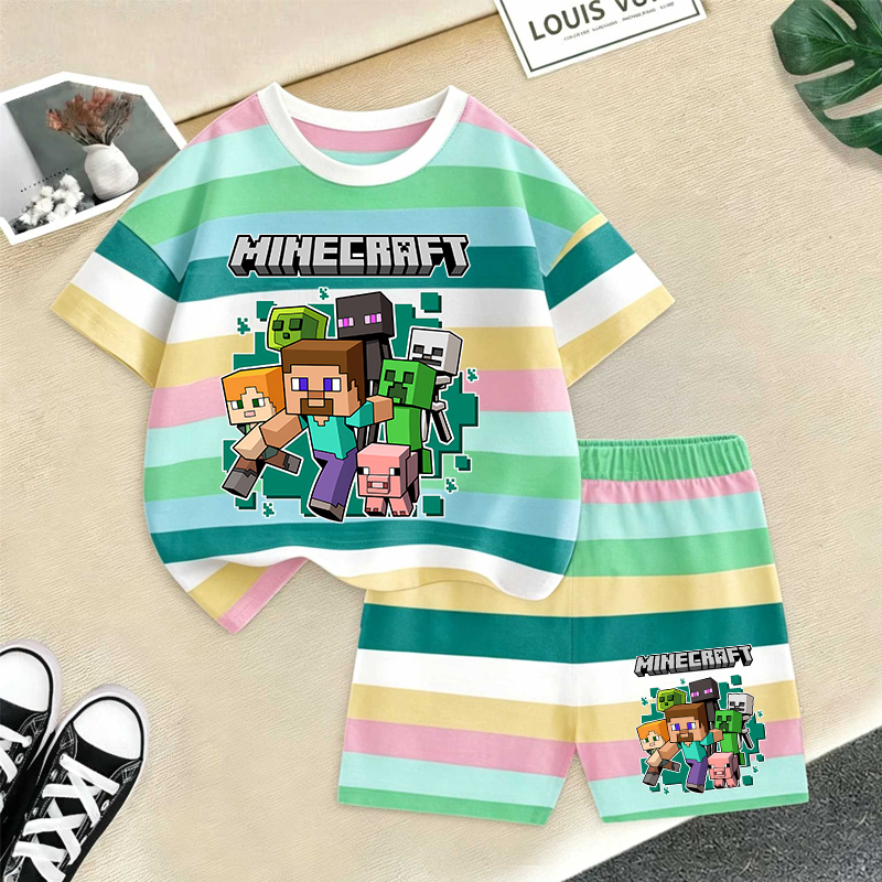 Baby Products For Summer - Minecrafted Girl boy Summer T shirt
