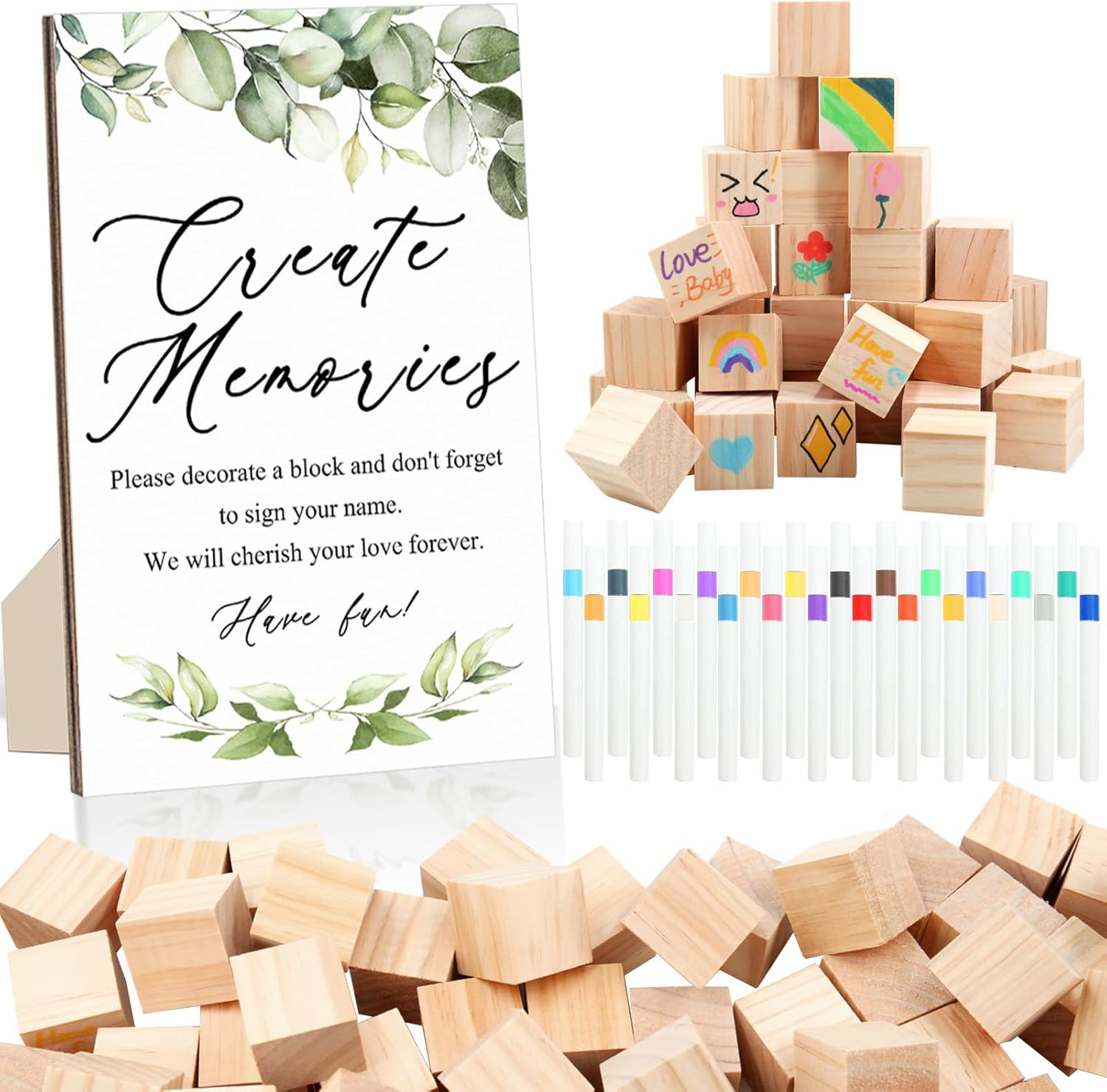Baby Products Poster - 97 Pcs Baby Shower Games Sign
