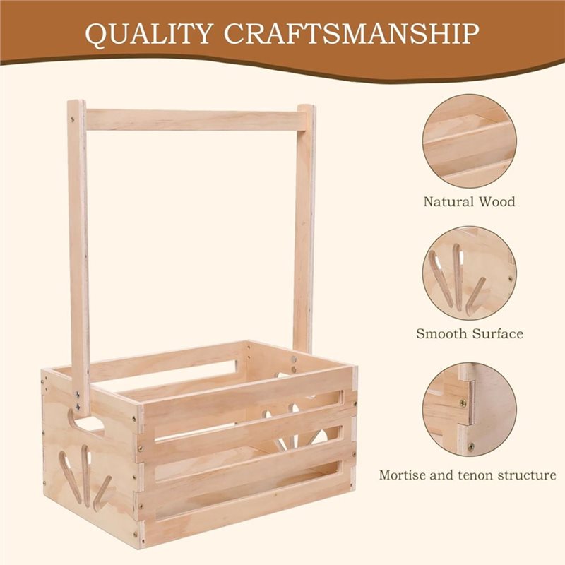 Wooden Baby Shower Gift Basket - Baby Products Hamper ulasan dan harga