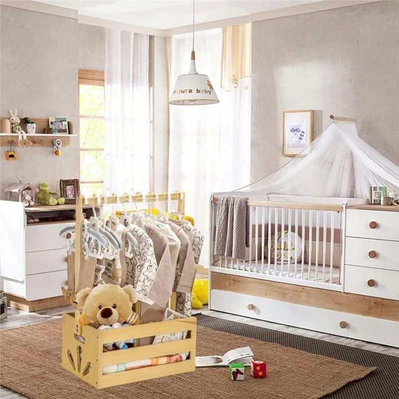 Wooden Baby Shower Gift Basket - Baby Products Hamper ulasan dan harga