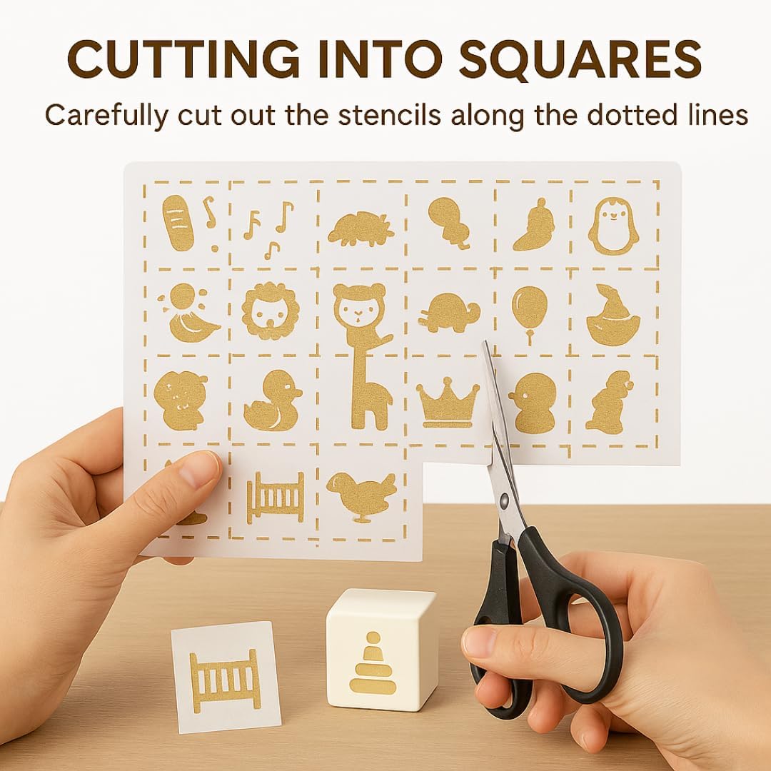 100 Reusable Stencils for Baby - Baby Products Poster ulasan dan harga