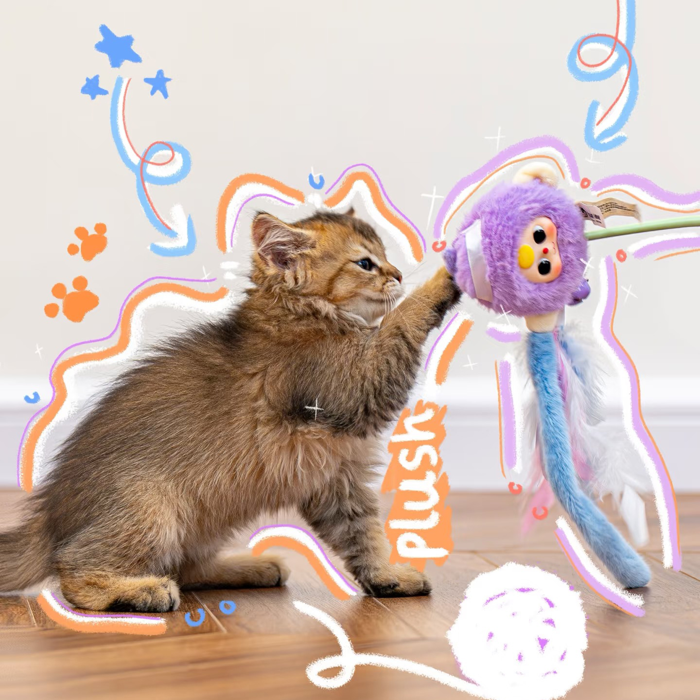 Genuine Baby Three Cat Teasing - Baby Products 1 Year ulasan dan harga