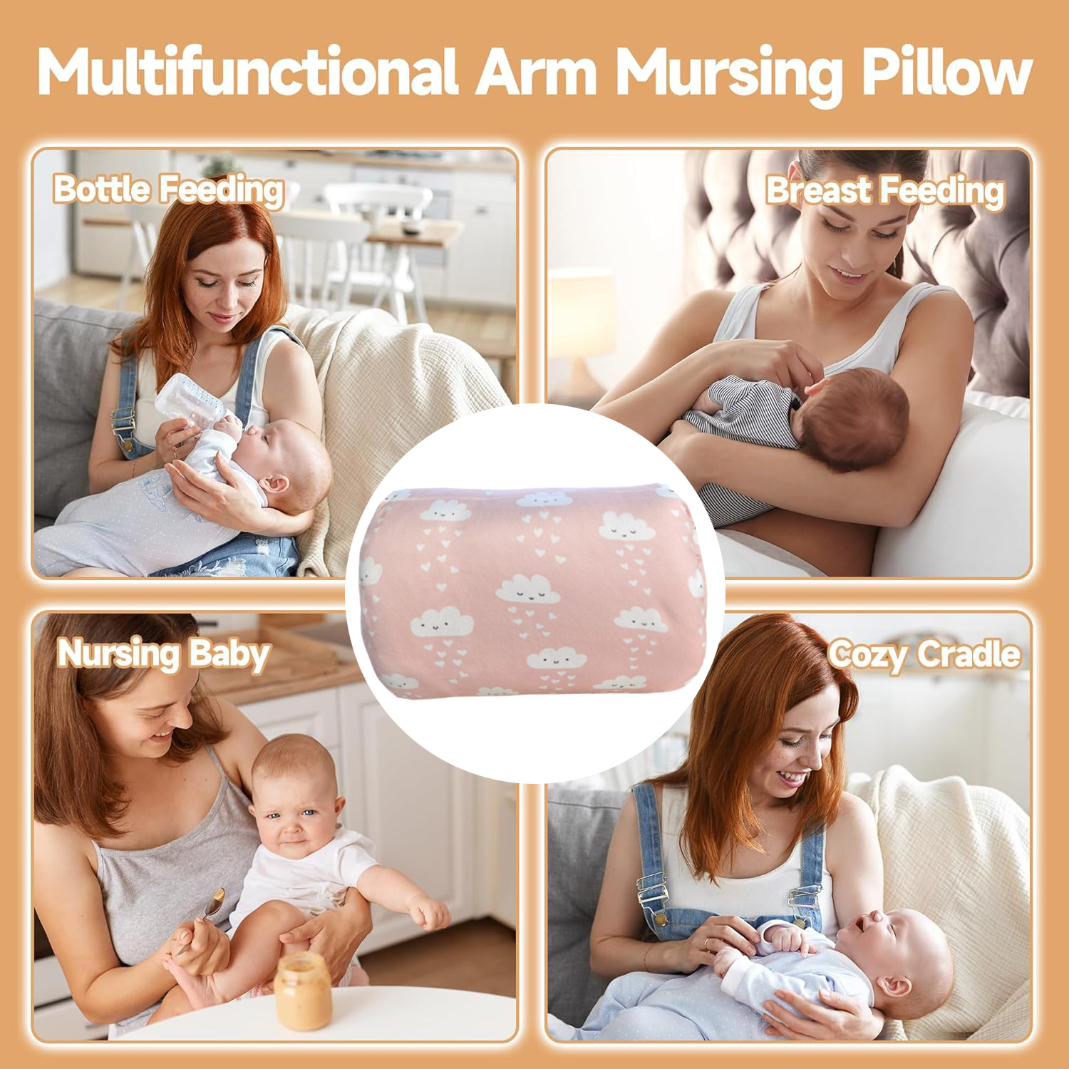 1PC Baby Feeding Arm Pillow,So - Nursing Pillow Breastfeeding ulasan dan harga