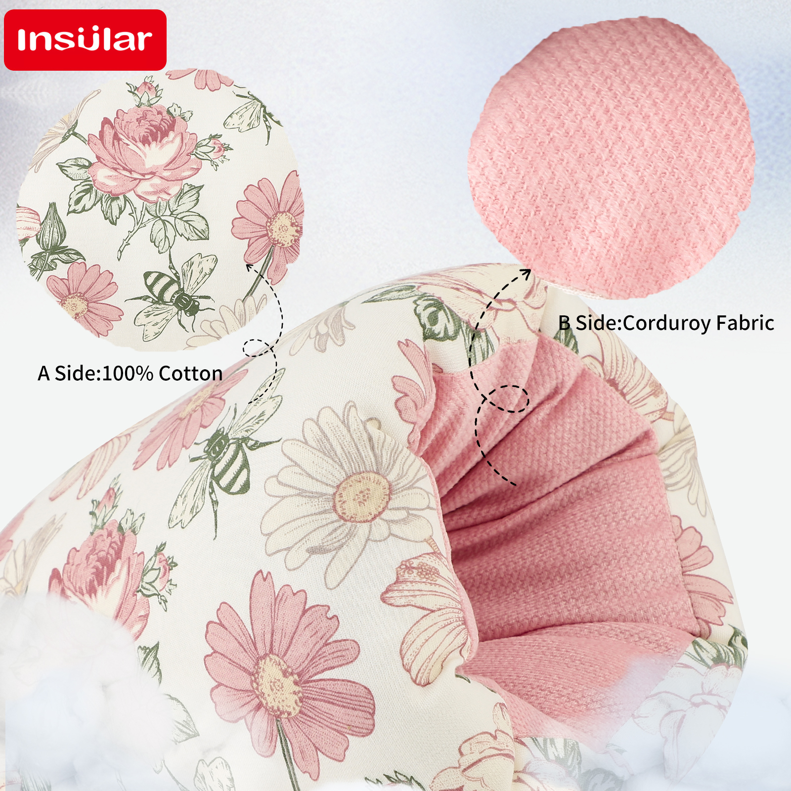 Newborn Cotton Breastfeeding A - Nursing Pillow Breastfeeding ulasan dan harga