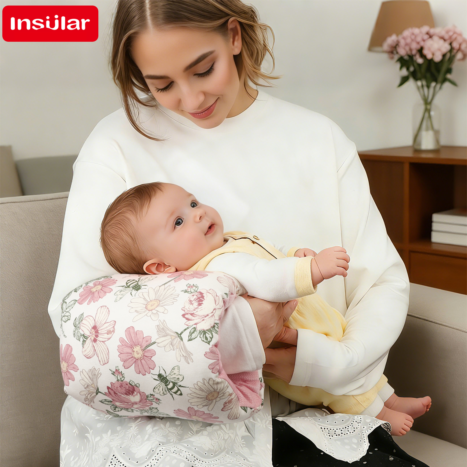 Newborn Cotton Breastfeeding A - Nursing Pillow Breastfeeding ulasan dan harga
