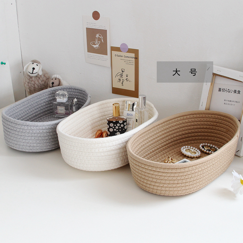 1PCS Nordic Cotton Rope Storag - Baby Products Hamper ulasan dan harga